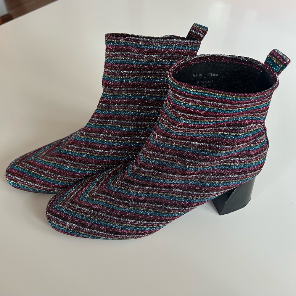 ASOS Design Rainbow Sock Boots